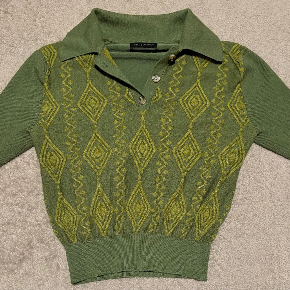 Urban Outfitters Green Vest Top